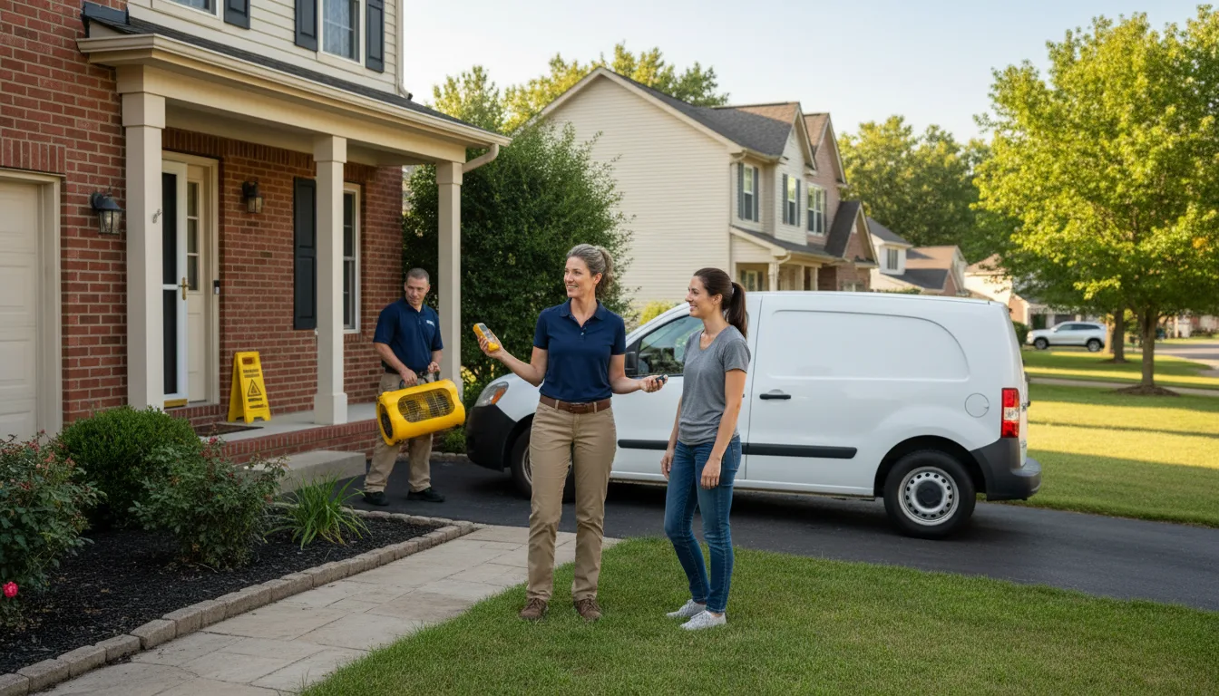 Residential water damage restoration in Pinetop, AZ